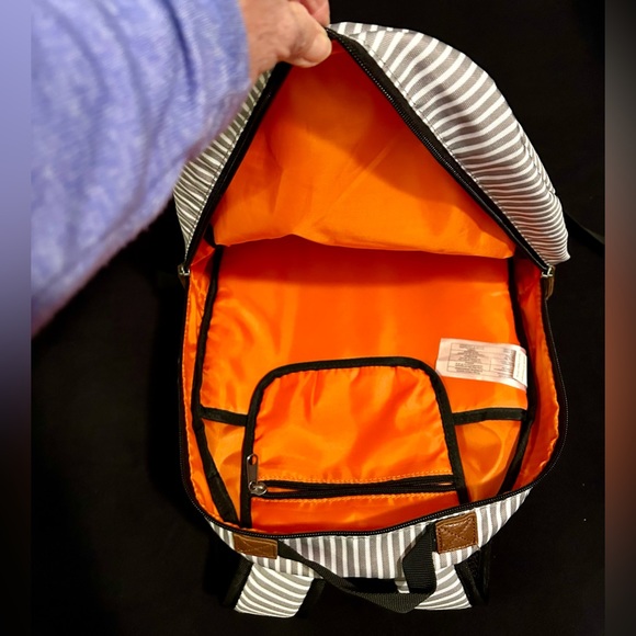 BENRUS 17” Padded Laptop Backpack with Leather Accents - Picture 8 of 13